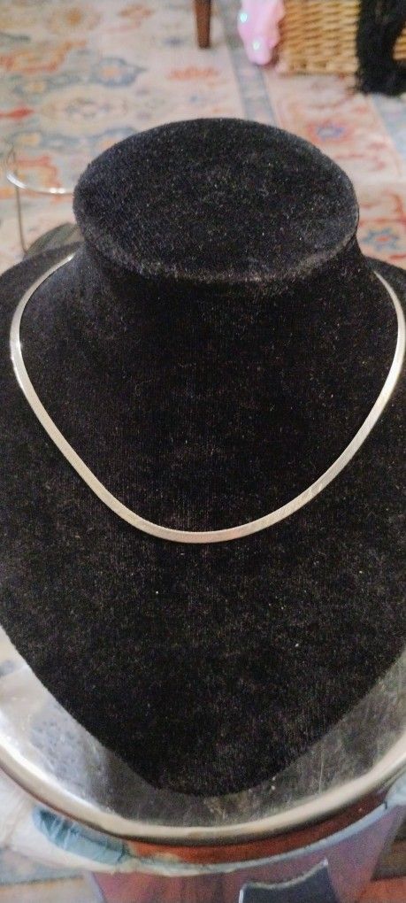 18 Inch Sterling Silver Thick Chain