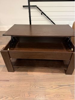 Coffee table with storage