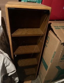 shelf case for movies and games 