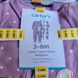 Carter's 2 Pack Onesie, Multiple Sizes 