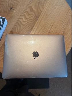 macbook with touchpad