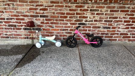 Kids Strider Bike and Toddler Haweek bike