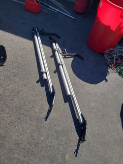 Kayak storage racks.