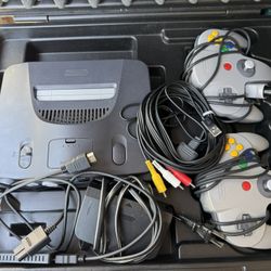 Original N64 W/protector Case