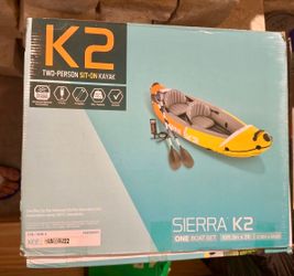 Intex Sierra K2 Two-Person Inflatable Kayak Set