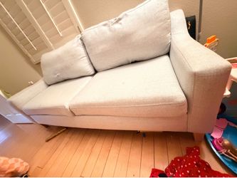 Moving Out Sale: My Texas House uFairview 75” Upholstered Sofa Light Gray