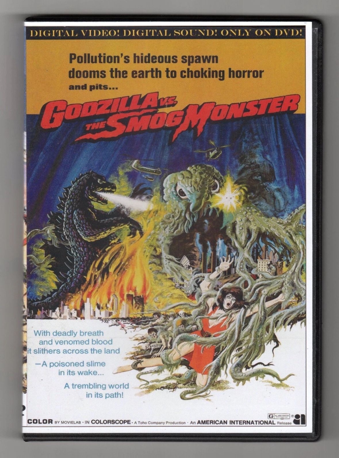 1971 GODZILLA VS THE SMOG MONSTER / HEDORAH DVD