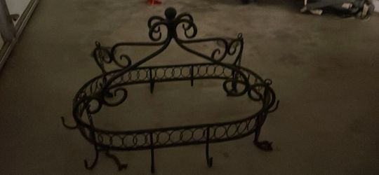 Pot pan hanging rack
