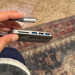 USB type c Hub 3 USB Card Reader HDMI Port Type C DC In