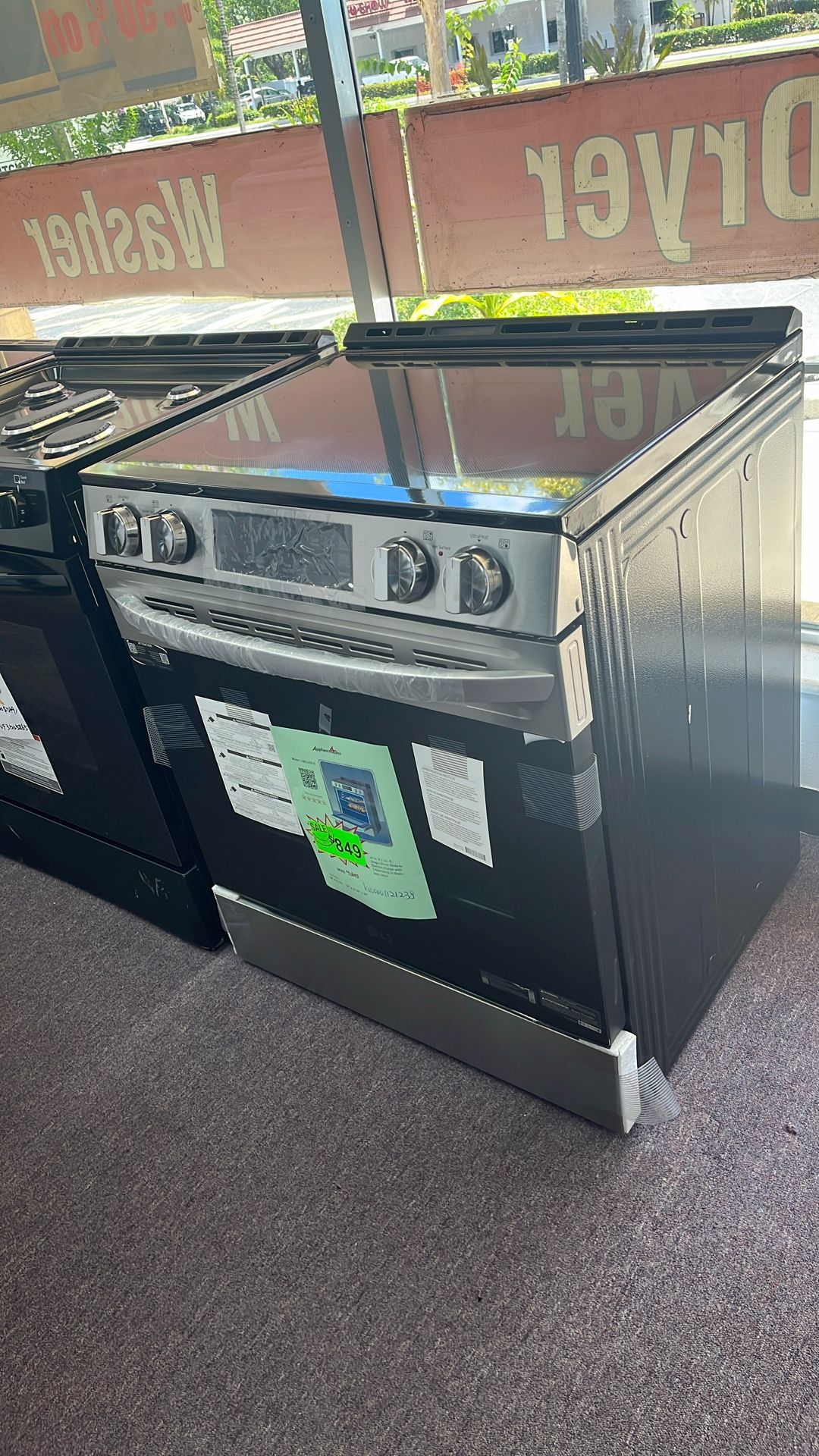Stove Slide In New Open Box Estufa Nueva
