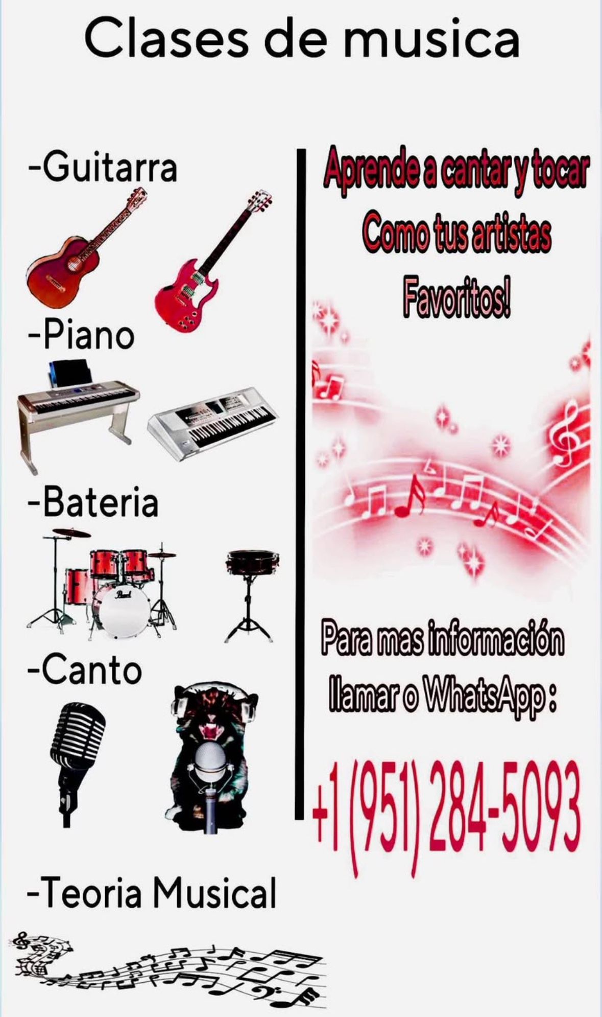 Clases Privadas De Musica