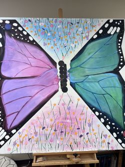 Art _painting/acrylic Center Piece