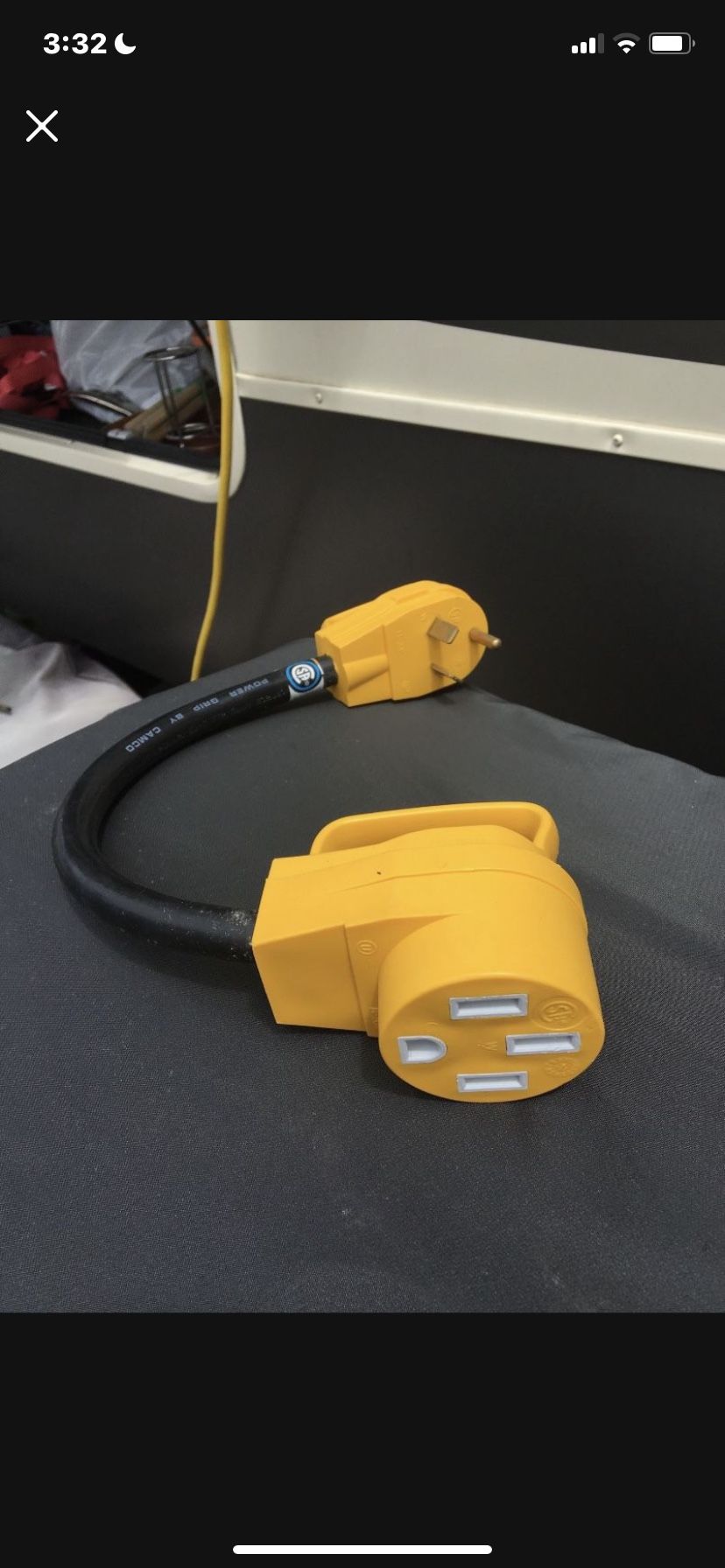 RV Plug Adapter. Brand New 