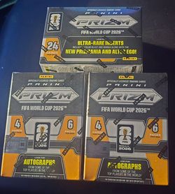 Panini Prizm FIFA World Cup 2026 Trading Card Boxes