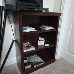 Cherry 3 Shelf Book Case