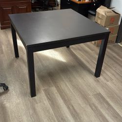 Black Square Table 