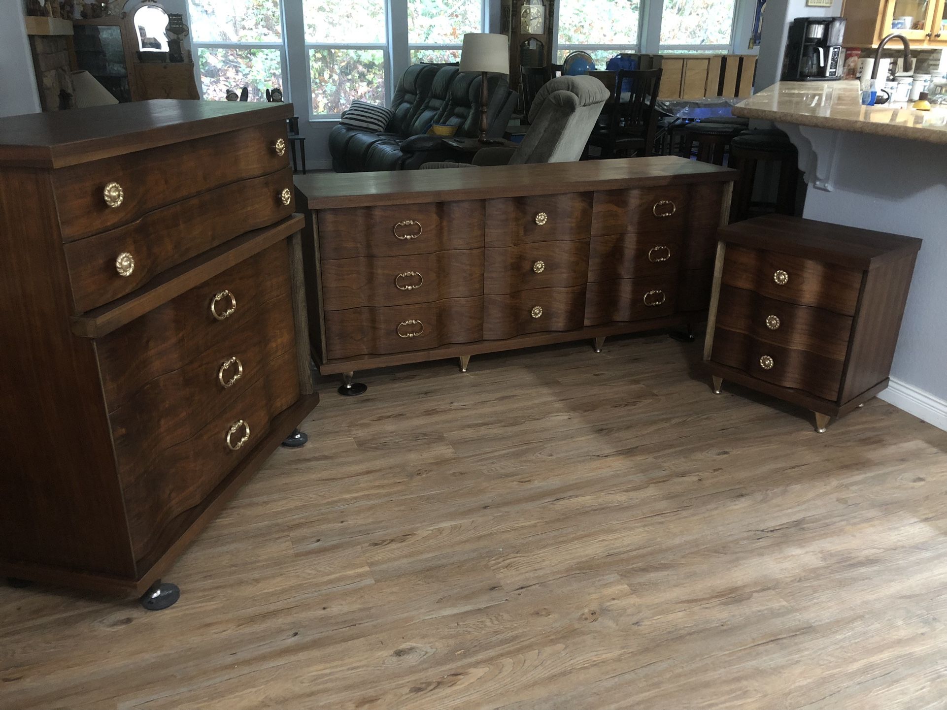 Refurbished Bassett MCM 3 Piece Set