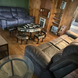 Electric Reclining Sofa Set