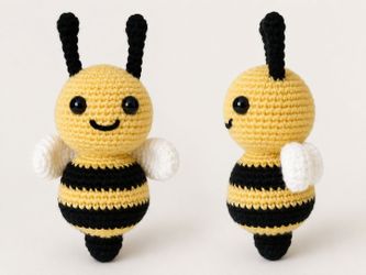 Handmade Crochet Bee Plush