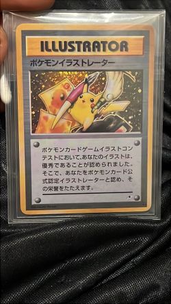 Pikachu Illustrator Pokémon card