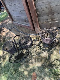 Vintage bike planter