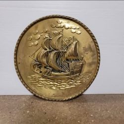 Brass Wall Nautical Plate