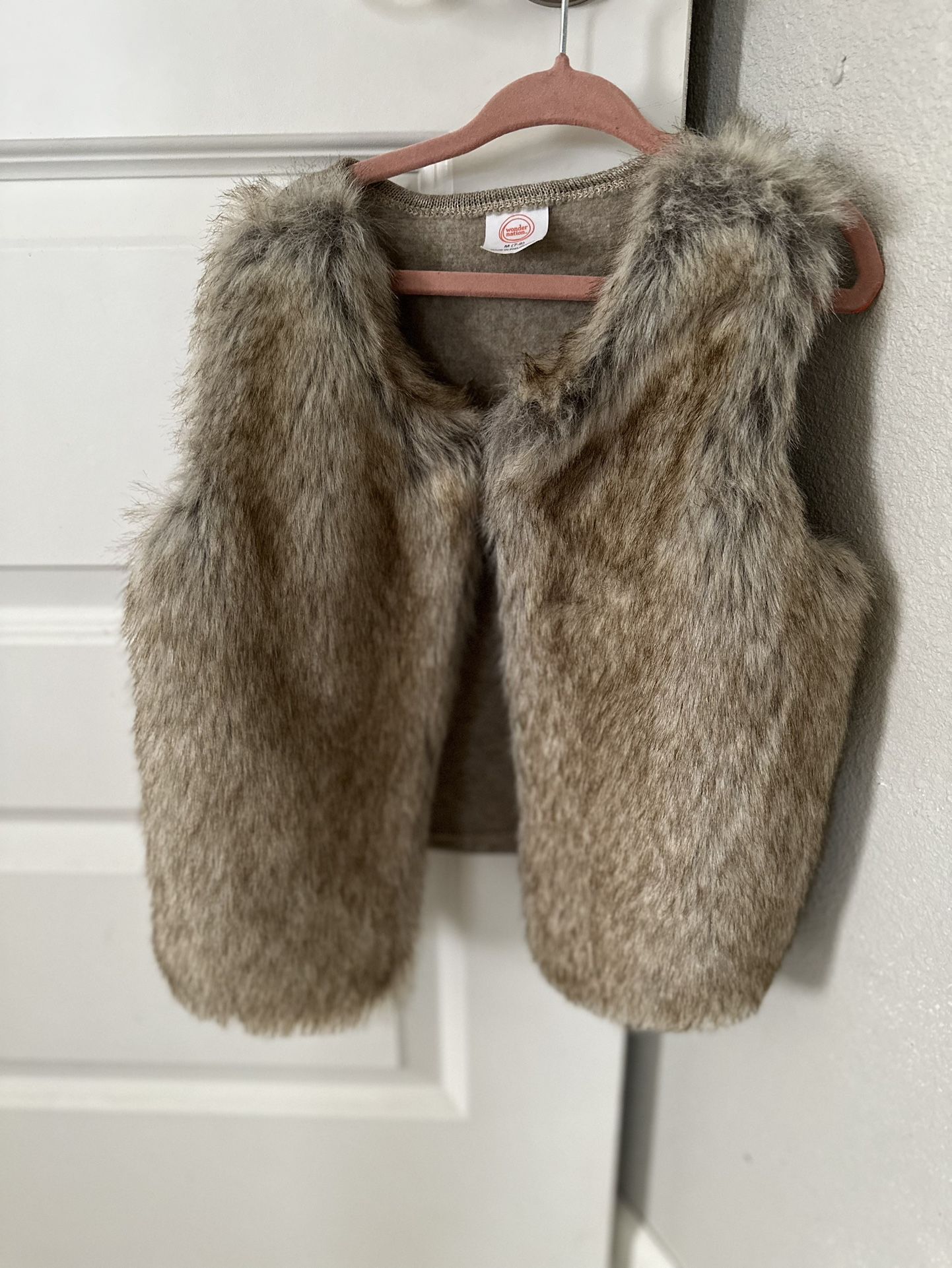 Faux Fur Girls Vest 7/8