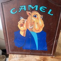Vintage Joes Camel Dart Board Case 
