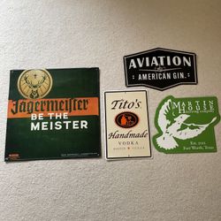 Metal Signs for Man Cave, Bar, or Restaurant 