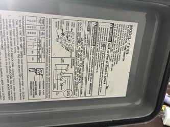 The Intermatic T104R is a 24-hour electromechanical time switch housed in a rainproof Type 3R metal enclosure, commonly used for controlling 208–277 V