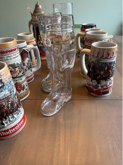 Beer boots and steins