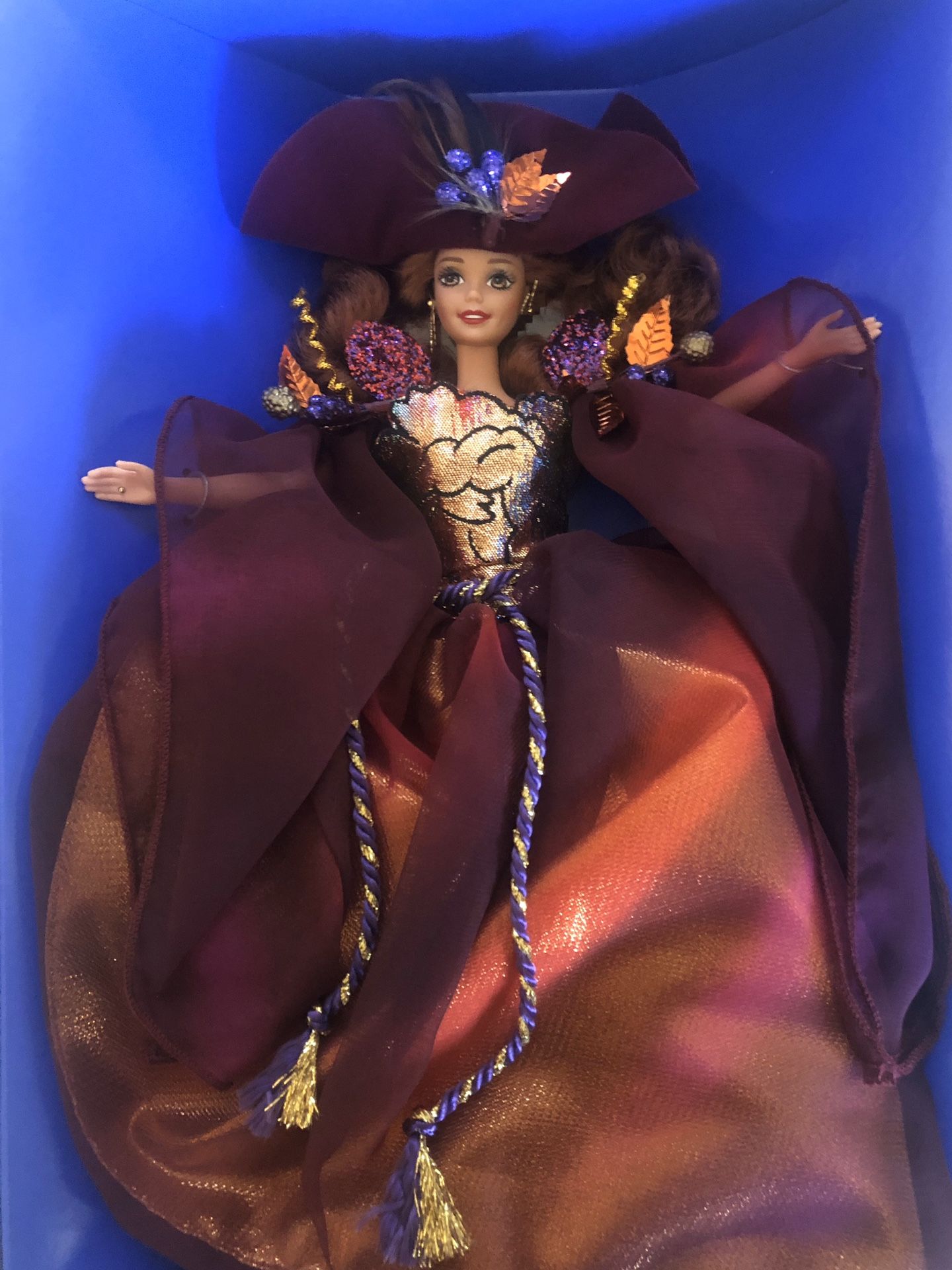 1995 autumn glory collectible barbie