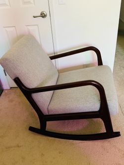 Upholstered Rocking Arm Chair