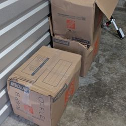 Three Boxes Of Books