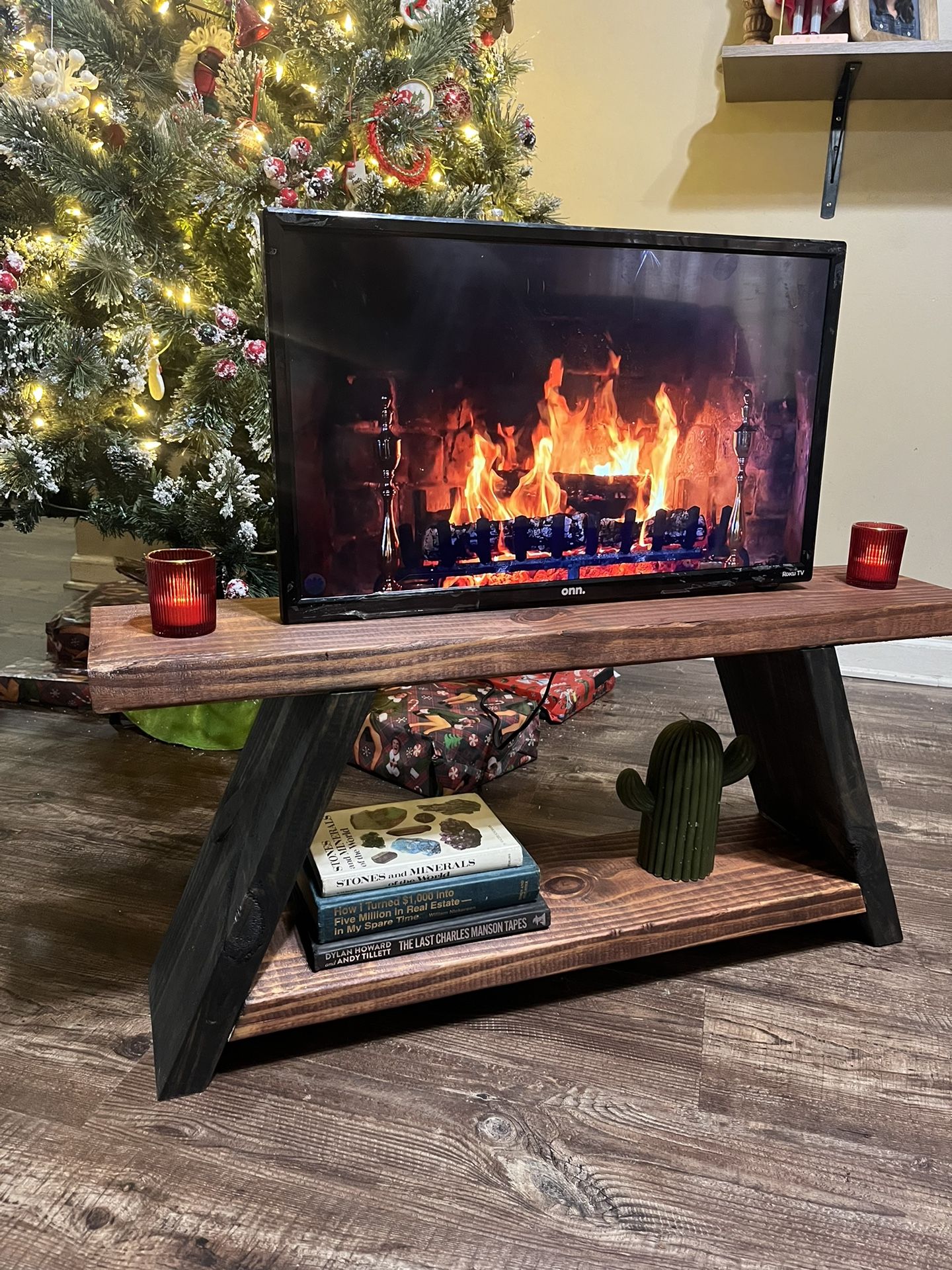 Handmade Wooden Bench/Decor