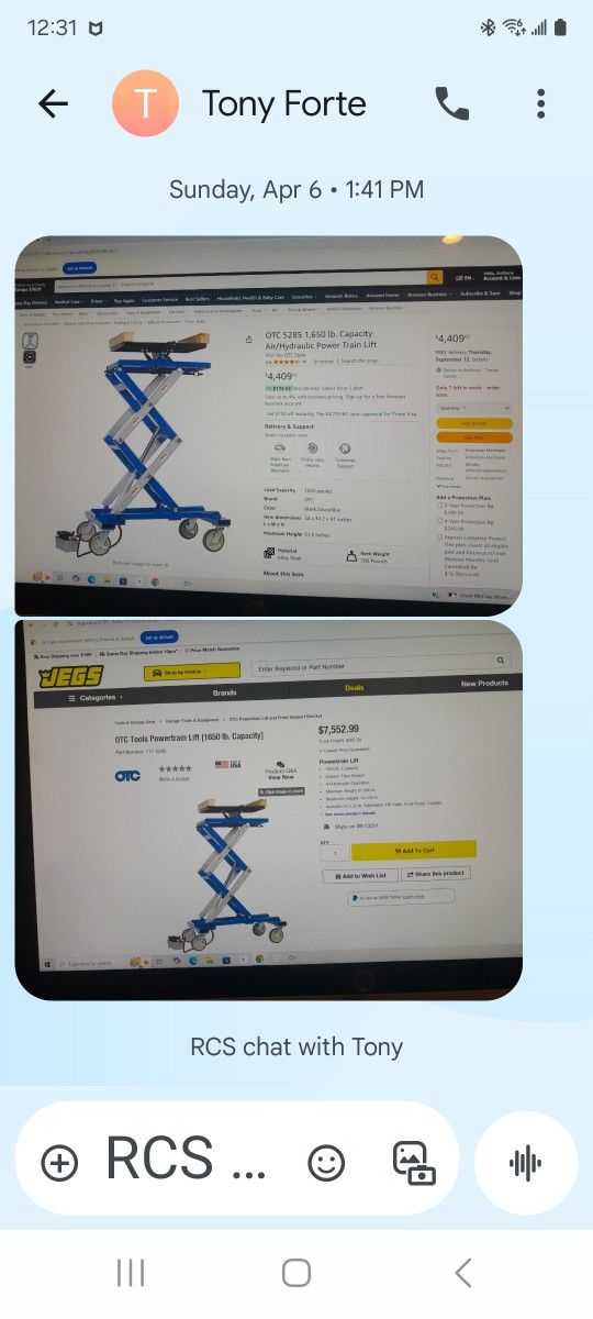 hydraulic table for sale