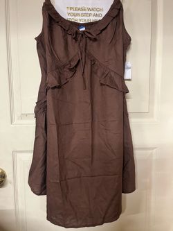 Ruffle-Trim Asymmetrical Mini Dress