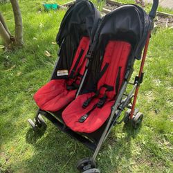 Fold Up Double Stroller