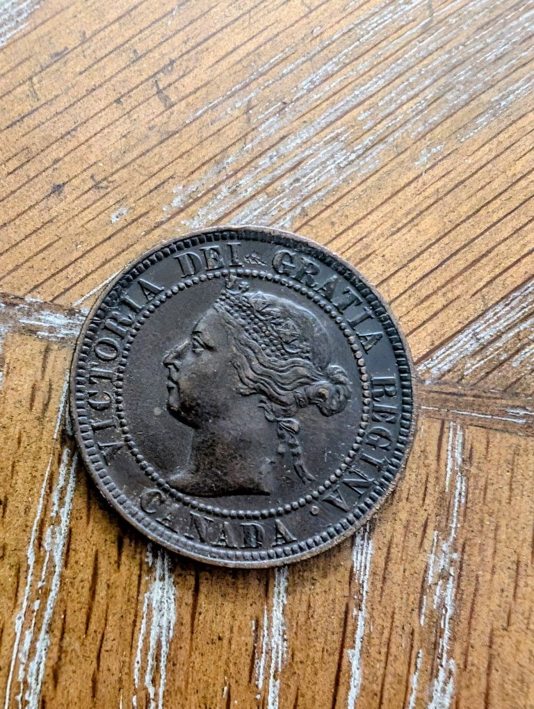 1907 Canada Large Cent Bu With Mint Red Showing