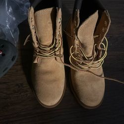 Kids Size 5.5 Used Once Timberland Boots