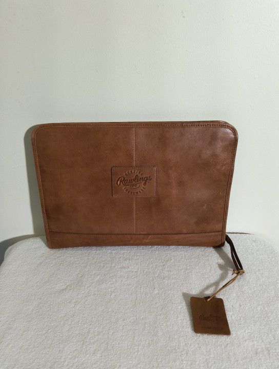 Genuine Rawlings Rugged Leather Portfolio 