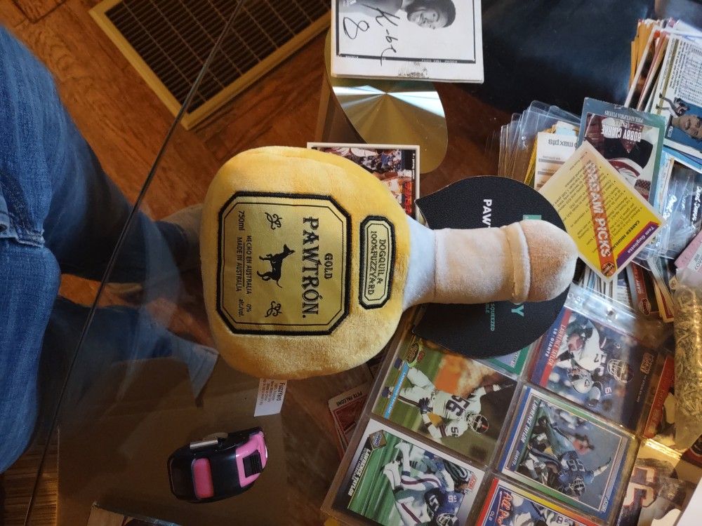 Gold Pawtron Dog Toy OBO