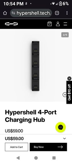 Hypershell 4-port Charging Hub