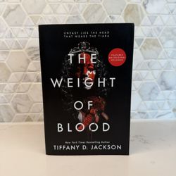 Paperback “The Weight of Blood” by Tiffany D. Jackson with *NO* Creases or Tears