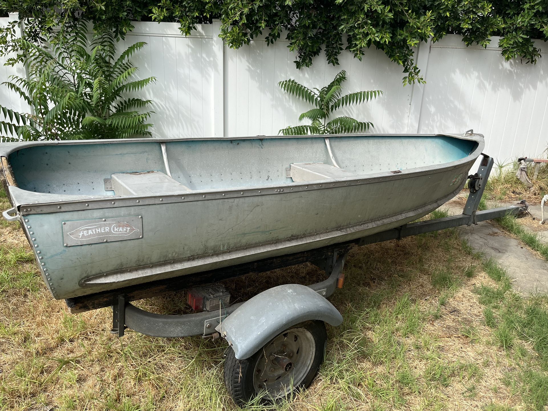 Classic Feather Craft Aluminum 11ft Boat
