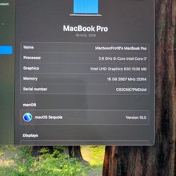 MacBook Pro 16" i7 512Gb