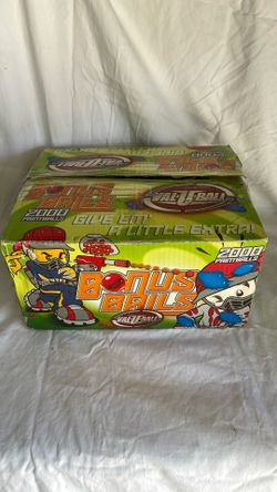 2000 paintballs bonus balls