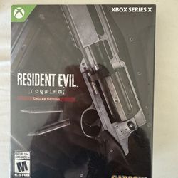 Resident Evil Requiem Deluxe Edition with Steelbook Xbox Series X  NEW Sealed