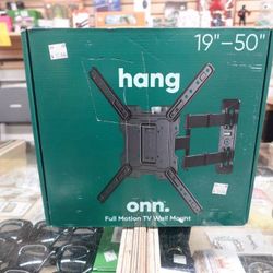 onn Full Motion TV Wall Mount for 19″ to 50″ TVs