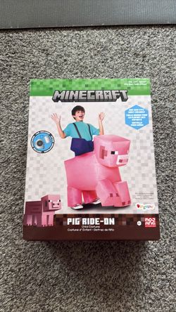 Minecraft Pig Ride-On Inflatable Costume